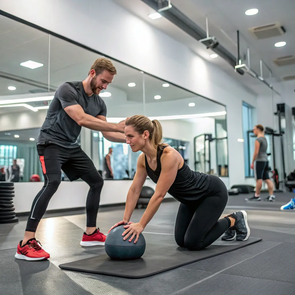 Personal fitness coaching sessions